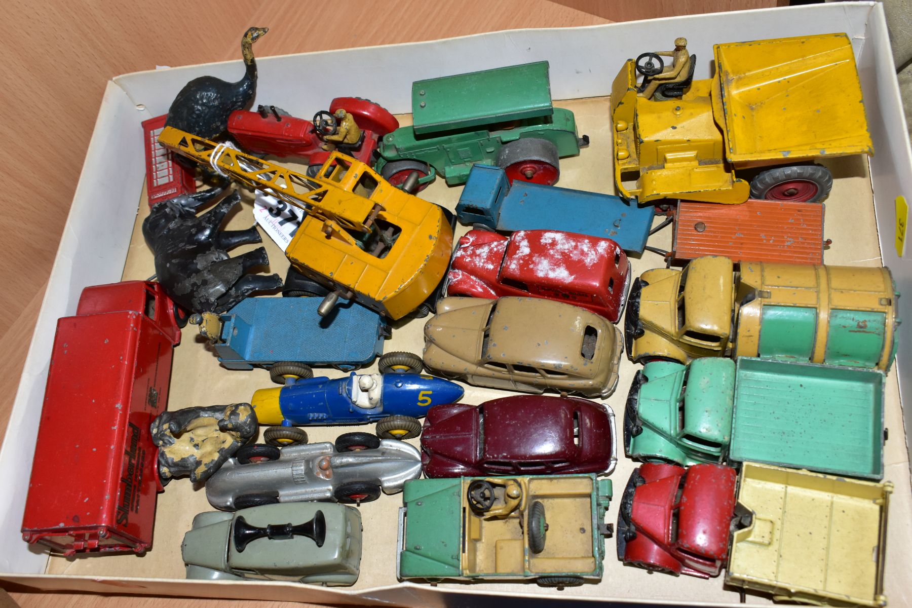 A QUANTITY OF UNBOXED AND ASSORTED PLAYWORN DIECAST VEHICLES, to include Dinky Toys Austin Devon, - Image 4 of 4