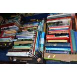 GEOGRAPHICAL BOOKS, a collection of approximately one hundred and twenty five titles in for boxes