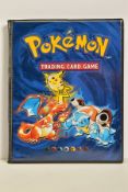 A COMPLETE POKEMON BASE SET & CHINESE FIRST EDITION CHARIZARD 4, all cards contained in folder,