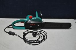 A BOSCH AKE 40 ELECTRIC CHAINSAW (PAT pass and working)