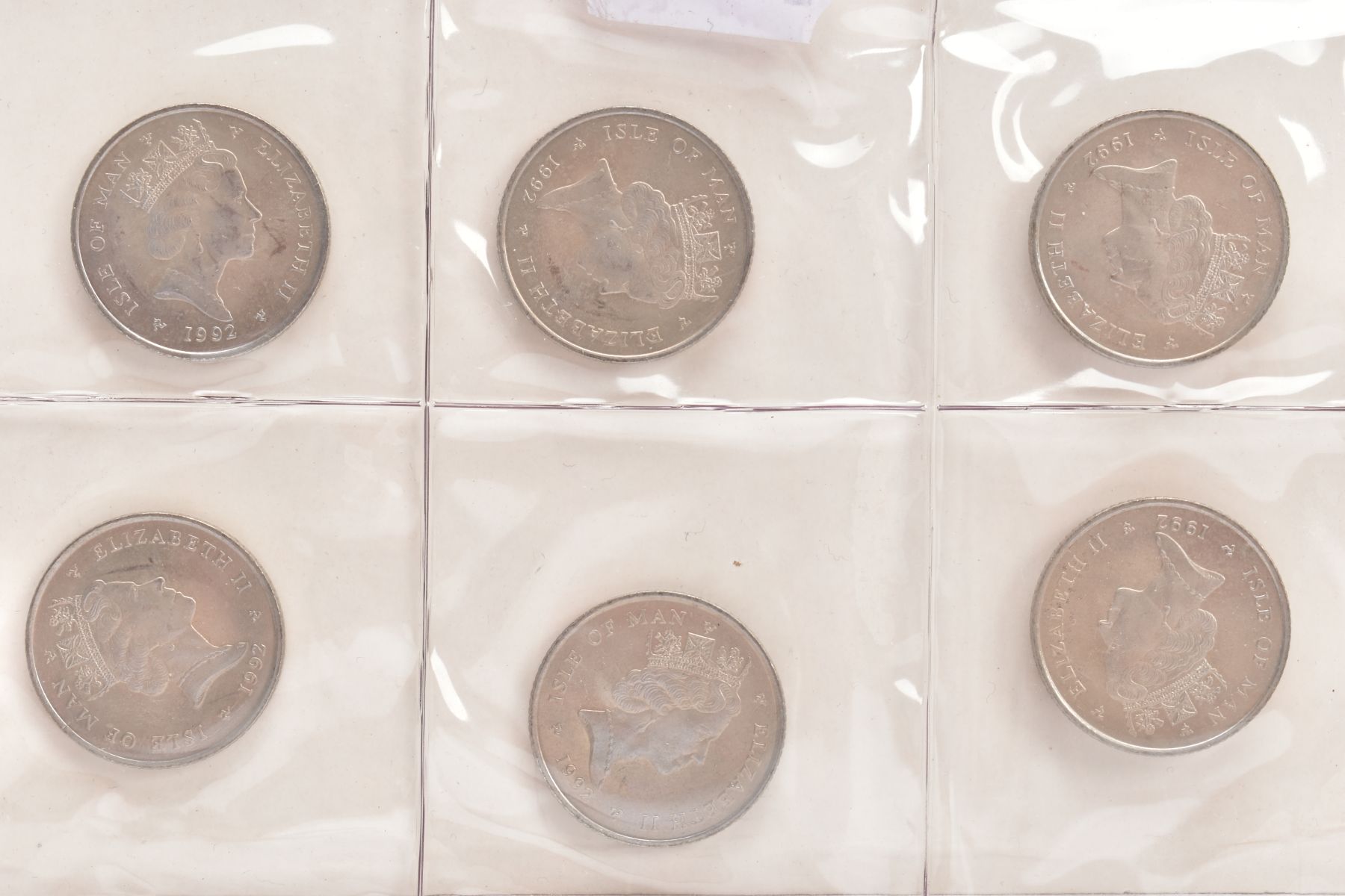 A RARE AND UNUSUAL GROUP OF (10) 10P 1992 TRISKELION COINS, these new design ten pence coins - Image 5 of 6