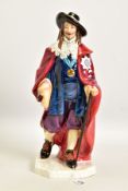 A LARGE ROYAL DOULTON LIMITED EDITION PRESTIGE FIGURE 'KING CHARLES I', HN3459 No. 263 of 350 of the