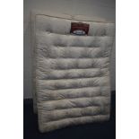 A GAINSBOROUGH 4FT6 DIVAN BED, WITH DRAWERS AND MEDIUM SPRING MATTRESS