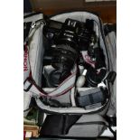 CANON PHOTOGRAPHIC EQUIPMENT, ETC, comprising an EOS 650 SLR film camera body, Canon 28-70 zoom