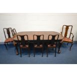 A LATE VICTORIAN WIND OUT DINING TABLE, with carved rope top edge, joseph fitter winding