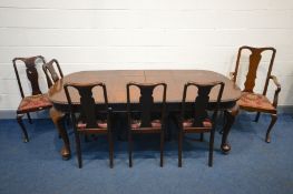 A LATE VICTORIAN WIND OUT DINING TABLE, with carved rope top edge, joseph fitter winding