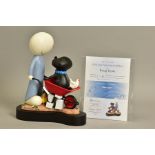 DOUG HYDE (BRITISH 1972) 'DAISY TRAIL' an export limited edition sculpture of a boy and his dog 61/