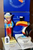 TWO BOXED LIMITED EDITION ROYAL DOULTON AND MILLENNIUM COLLECTABLES LTD 20TH CENTURY ADVERTISING