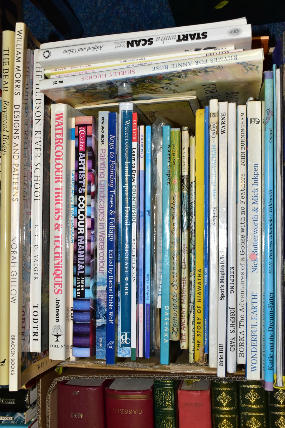 SIX BOXES OF MOSTLY HARDBACK BOOKS, subjects include gardening, cooking, art instruction, - Image 3 of 7