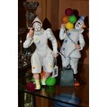 TWO ROYAL DOULTON CLOWN FIGURES, comprising 'Balloon Clown' HN2894 and 'The Joker' HN2252 (2) (