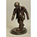 ALEXANDER MILLAR (SCOTTISH 1960) 'PIE EYED BALLET', a limited edition bronze sculpture of a