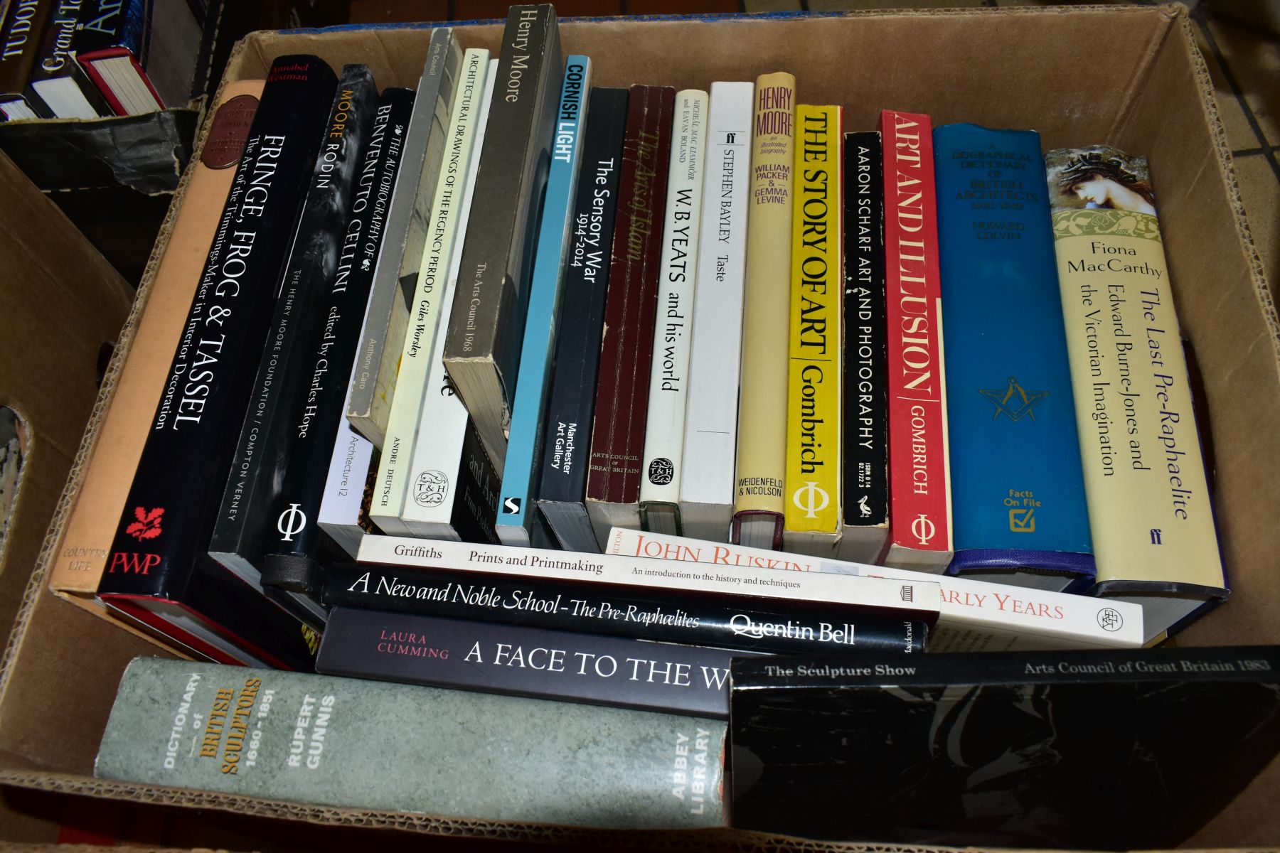 FIVE BOXES OF BOOKS, HARD AND PAPERBACKS, to include Royal Academy of Arts titles, 'Sickert', Africa - Image 6 of 6