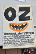 OZ MAGAZINE: 1st EDITION. A very rare copy of the counterculture magazine, London OZ, February 1967,