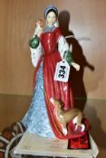 A ROYAL DOULTON LIMITED EDITION FIGURE, 'Anne Boleyn' HN3232, No 7405/9500, height 22.5cm, with