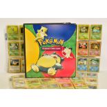 A QUANTITY OF POKEMON TCG CARDS, cards are assorted from Base Set, Base Set 2, Jungle, Fossil,