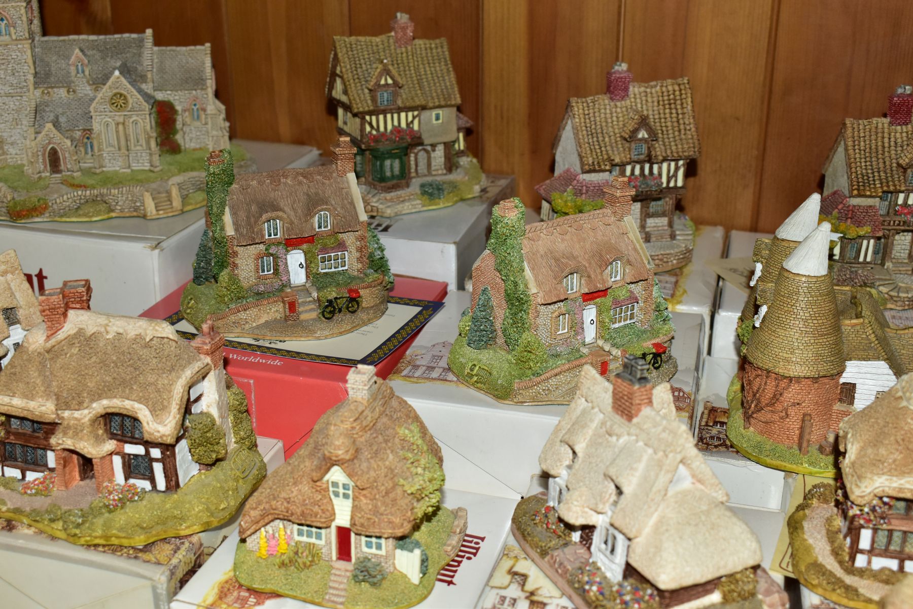 FORTY NINE LILLIPUT LANE SCULPTURES, mostly with a box and some deeds where mentioned, together with - Image 8 of 15