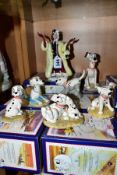 A SET OF SEVEN BOXED ROYAL DOULTON DISNEY 101 DALMATIAN FIGURES, comprising Cruella De Vil, DM1,