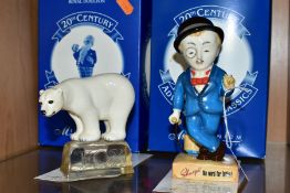 TWO BOXED LIMITED EDITION ROYAL DOULTON AND MILLENNIUM COLLECTABLES LTD 20TH CENTURY ADVERTISING