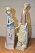 TWO LLADRO FIGURES OF LADIES, comprising 4999 Rose Lady, sculpted by Jose Roig, retired circa