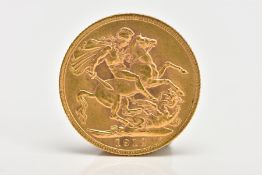 A FULL GOLD SOVEREIGN in good condition George V 1912