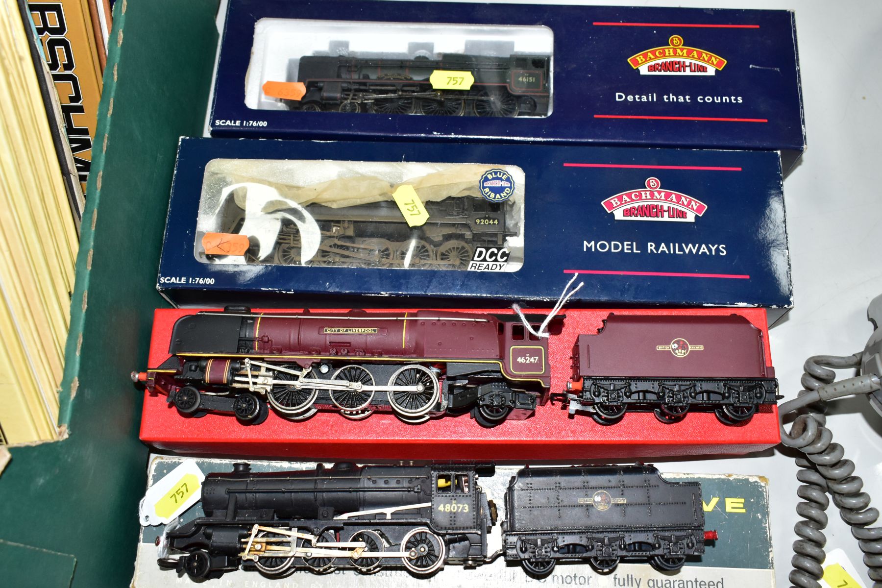 A BOXED WRENN RAILWAYS 00 GAUGE DUCHESS CLASS LOCOMOTIVE 'City of Liverpool' No 46247 (renamed/