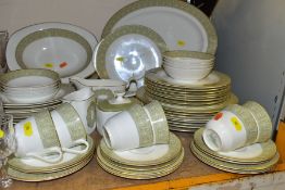 ROYAL DOULTON 'SONNET' PART DINNER SERVICE, comprising six tea cups and saucers, six 16.5cm