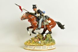 A LARGE ROYAL DOULTON PRESTIGE FIGURE, THE CHARGE OF THE LIGHT BRIGADE HN3718, designed and modelled