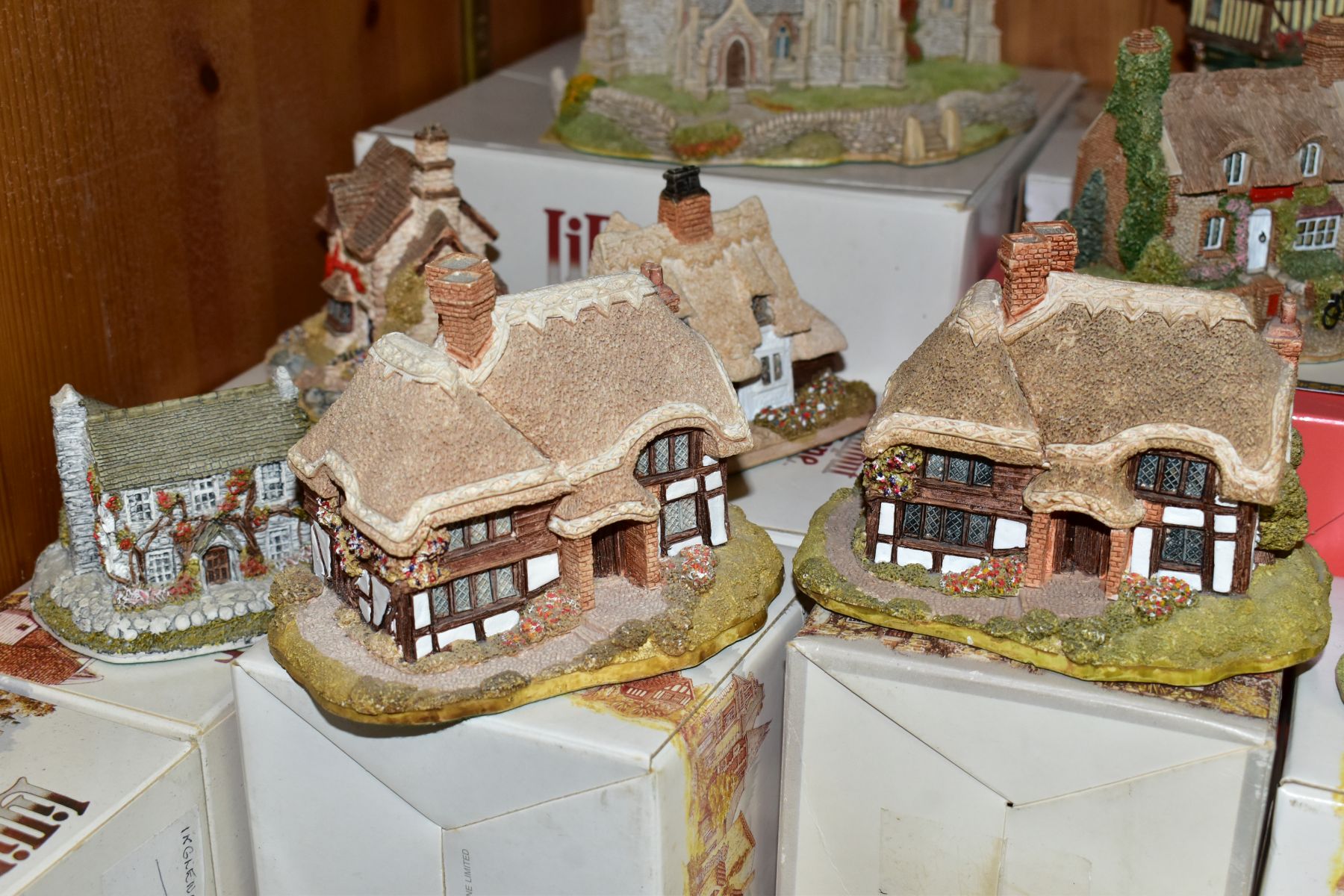 FORTY NINE LILLIPUT LANE SCULPTURES, mostly with a box and some deeds where mentioned, together with - Image 9 of 15