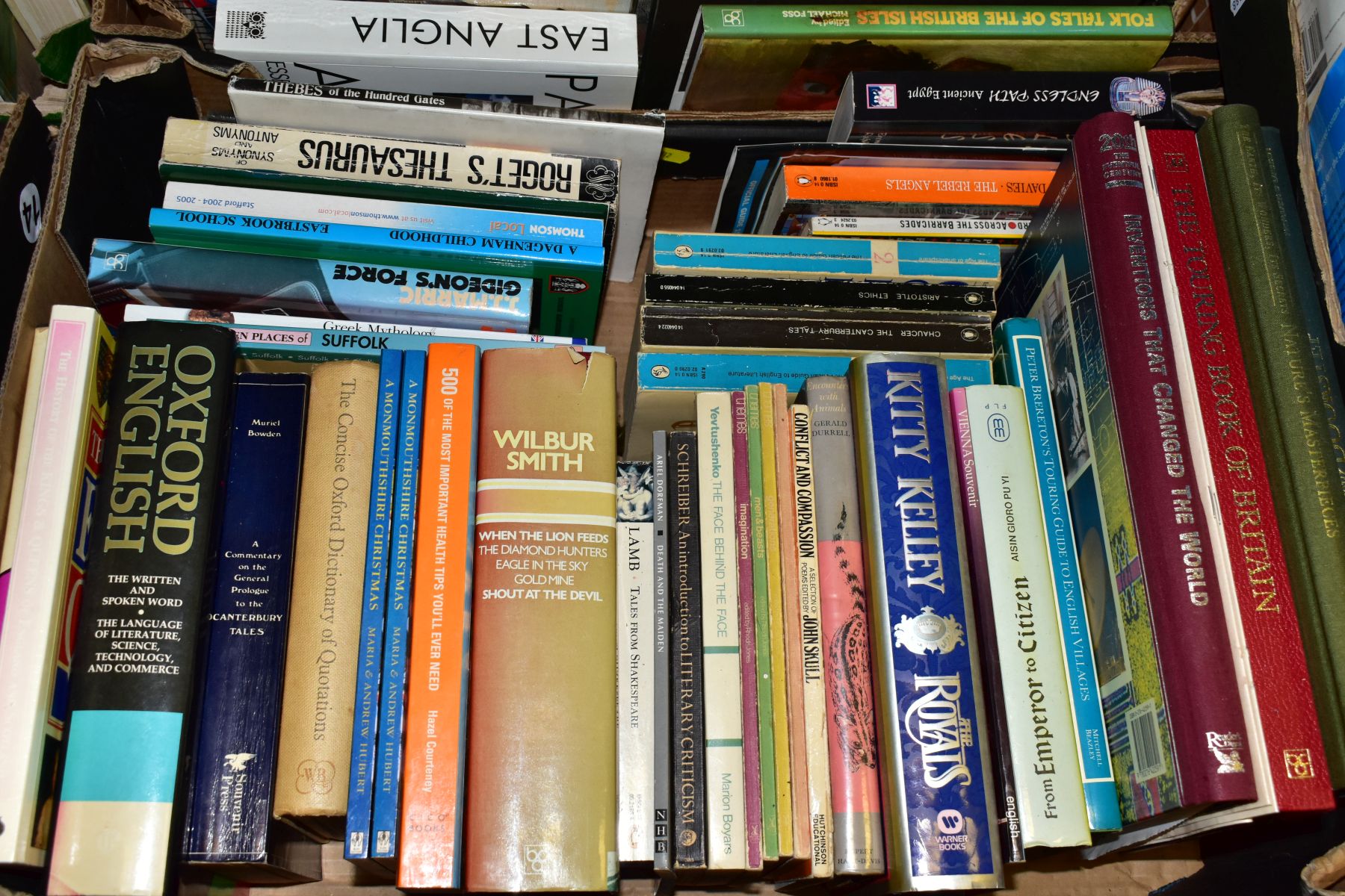 BOOKS, five boxes containing approximately 150 - 200 titles including 30+ Heron Publications ( - Image 3 of 6