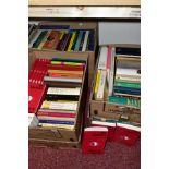 SIX BOXES OF BOOKS, mostly philosophy and German literature, to include works on Goethe, Heideger,