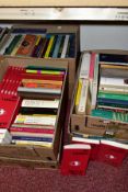 SIX BOXES OF BOOKS, mostly philosophy and German literature, to include works on Goethe, Heideger,