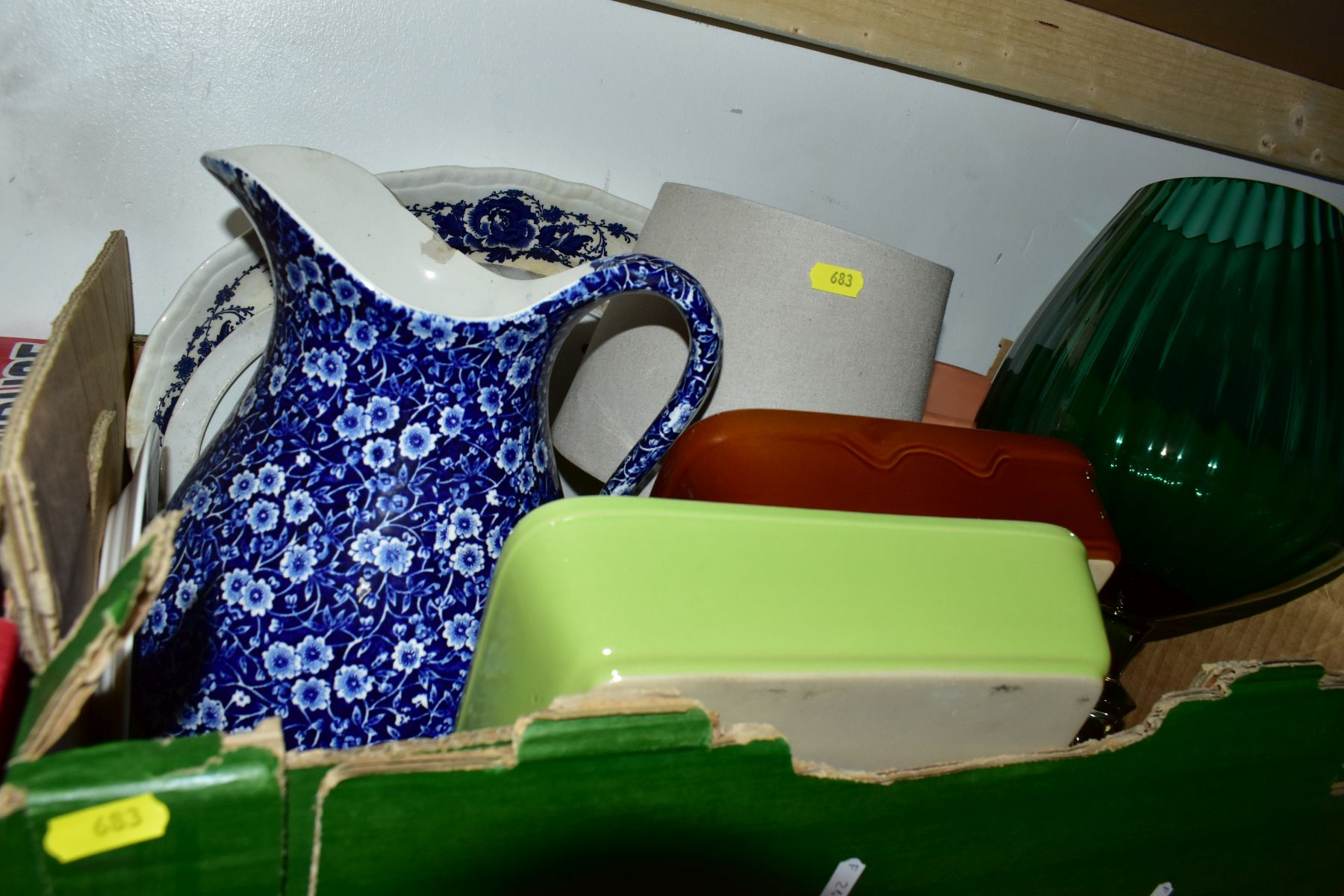 SIX BOXES OF CERAMICS AND GLASSWARE, including Queensberry part coffee service, assorted serving - Image 7 of 7