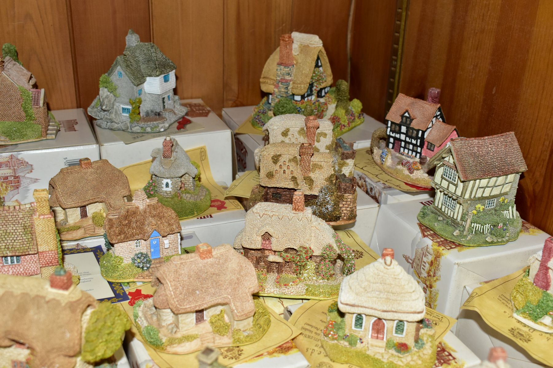 FORTY NINE LILLIPUT LANE SCULPTURES, mostly with a box and some deeds where mentioned, together with - Image 6 of 15