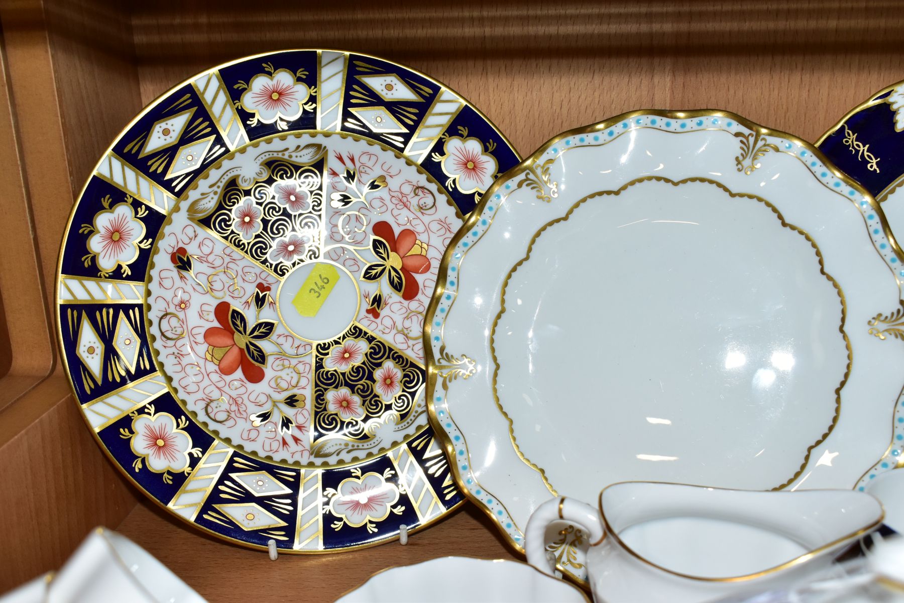 A GROUP OF ROYAL CROWN DERBY, to include a Derby Posies tea for two (teapot hairline), milk jug, - Image 5 of 6