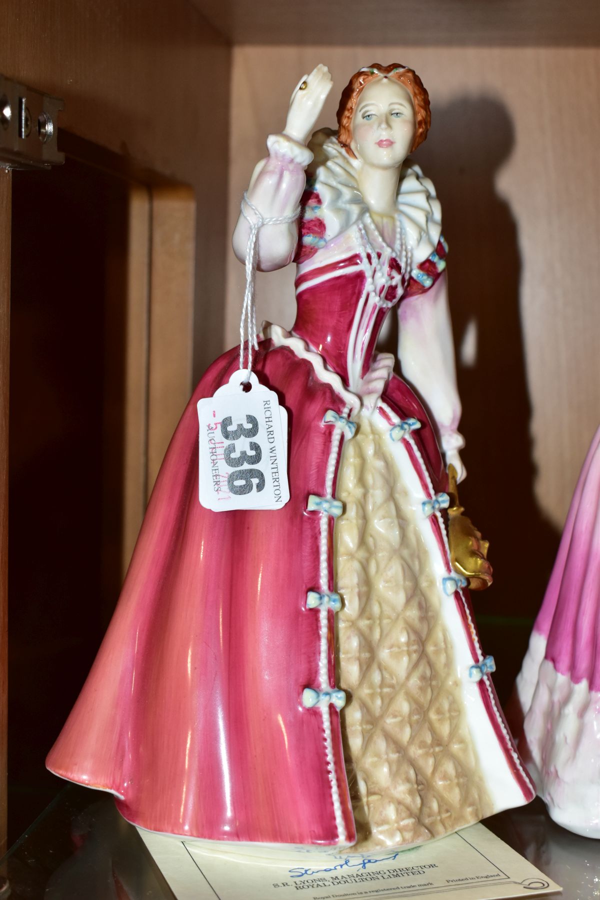 FOUR ROYAL DOULTON LIMITED EDITION QUEENS OF THE REALM FIGURES, comprising 'Queen Elizabeth I' - Image 5 of 7
