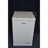 A SMALL BEKO CHEST FREEZER 55cm wide (PAT pass and working at -22 degrees)