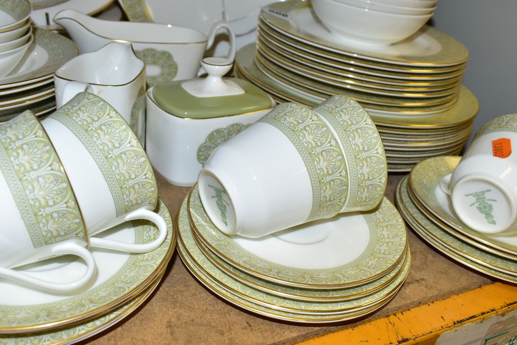 ROYAL DOULTON 'SONNET' PART DINNER SERVICE, comprising six tea cups and saucers, six 16.5cm - Image 6 of 6