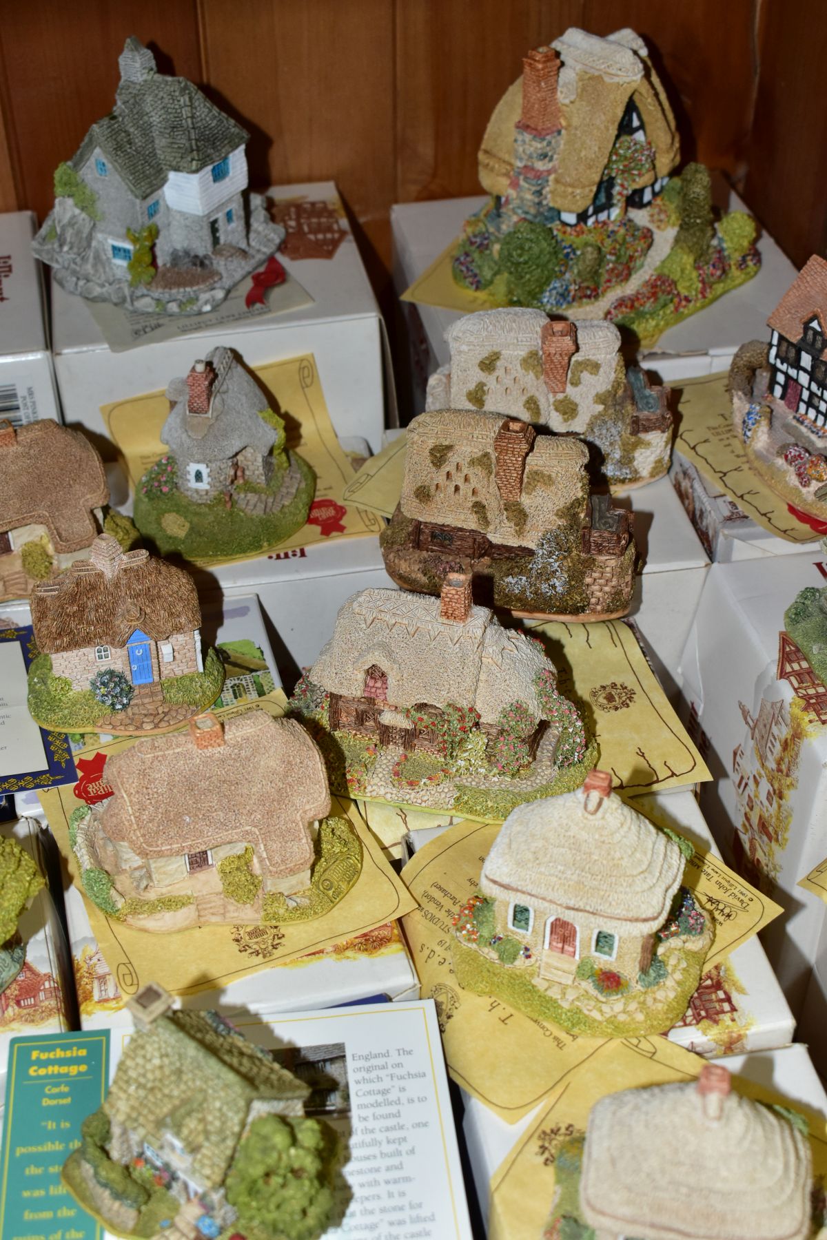 FORTY NINE LILLIPUT LANE SCULPTURES, mostly with a box and some deeds where mentioned, together with - Image 13 of 15