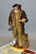 A ROYAL DOULTON LIMITED EDITION FIGURE, 'FIELD MARSHALL MONTGOMERY - D DAY 6TH JUNE 1944' HN3405,