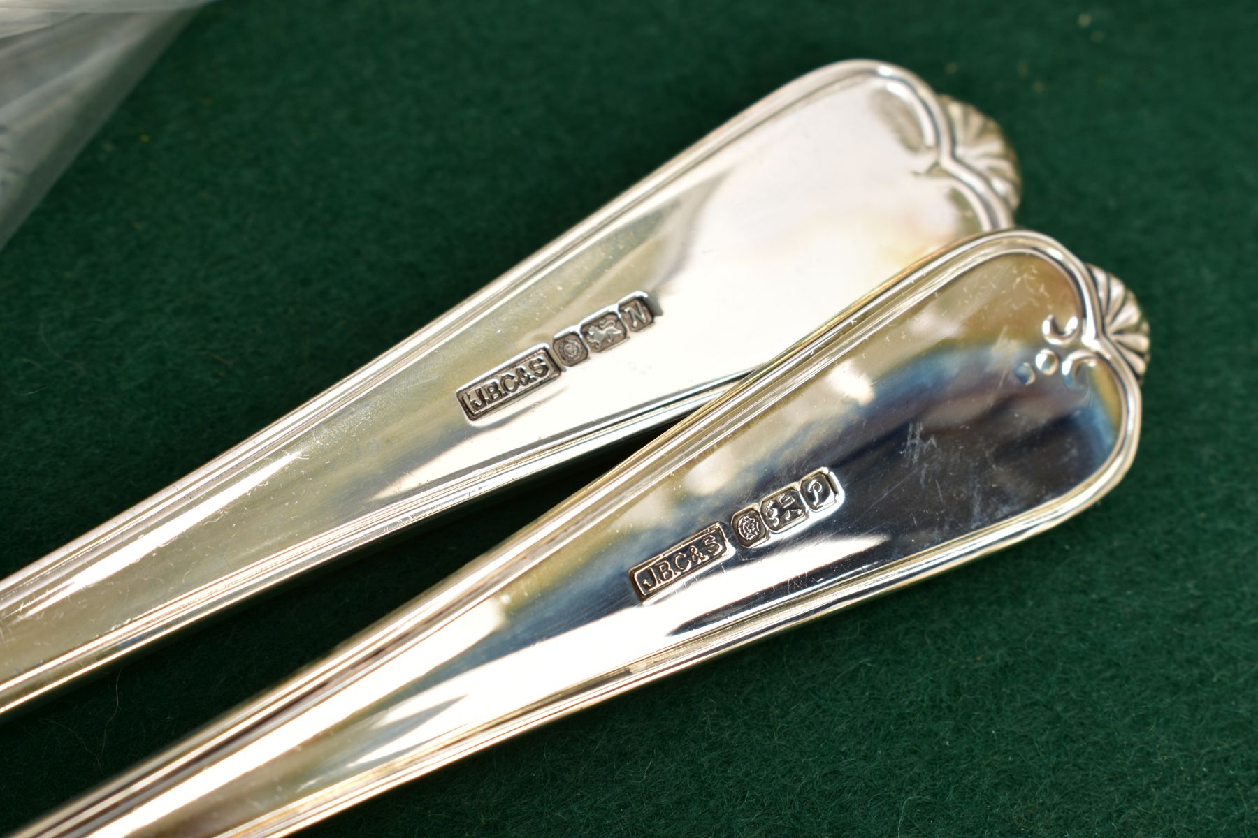 A 115 PIECE CANTEEN OF SILVER CUTLERY FOR TWELVE COVERS, comprising nine Jesmond pattern pieces - Image 10 of 12