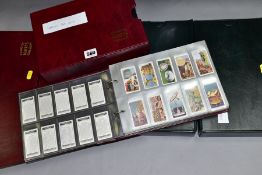 CIGARETTE CARDS, a large collection of approximately 2100 cigarette Ccards in five ring-binder