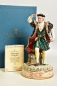 A ROYAL DOULTON LIMITED EDITION FIGURE 'Christopher Columbus', HN3392 modelled by Alan