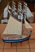 A BOXED UNBUILT AERO PICCOLA WOODEN H.M.S.VICTORY MODEL KIT, 1/170 scale, contents not checked but