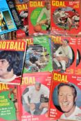 FOOTBALL PUBLICATIONS, eighty issues of Goal, 1968 - 1971, twenty-one issues of Jimmy Hill's