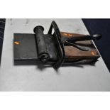 AN ADANA MODEL OFB VINTAGE PRINTING PRESS with a cast iron frame, printing paper size 29cm x 20cm