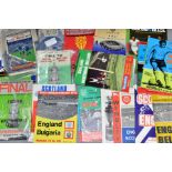 FOOTBALL PROGRAMMES, a collection of England Internationals, F.A. Cup & European Cup Final