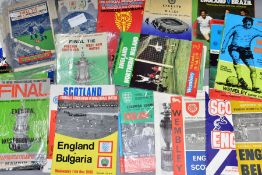 FOOTBALL PROGRAMMES, a collection of England Internationals, F.A. Cup & European Cup Final