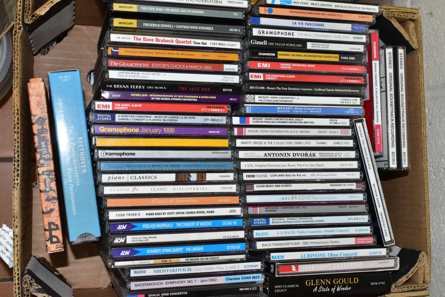 SIX BOXES OF LP'S, SINGLES RECORDS, CDS, DVDS, ONE INCH FOLDED MAPS, GAMES, BINOCULARS, etc, the - Image 7 of 14