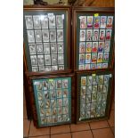 CIGARETTE CARDS - FRAMED & ONE PRINT, seven sets of cigarette cards (framed), Will's Fish and Bait 1