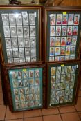 CIGARETTE CARDS - FRAMED & ONE PRINT, seven sets of cigarette cards (framed), Will's Fish and Bait 1